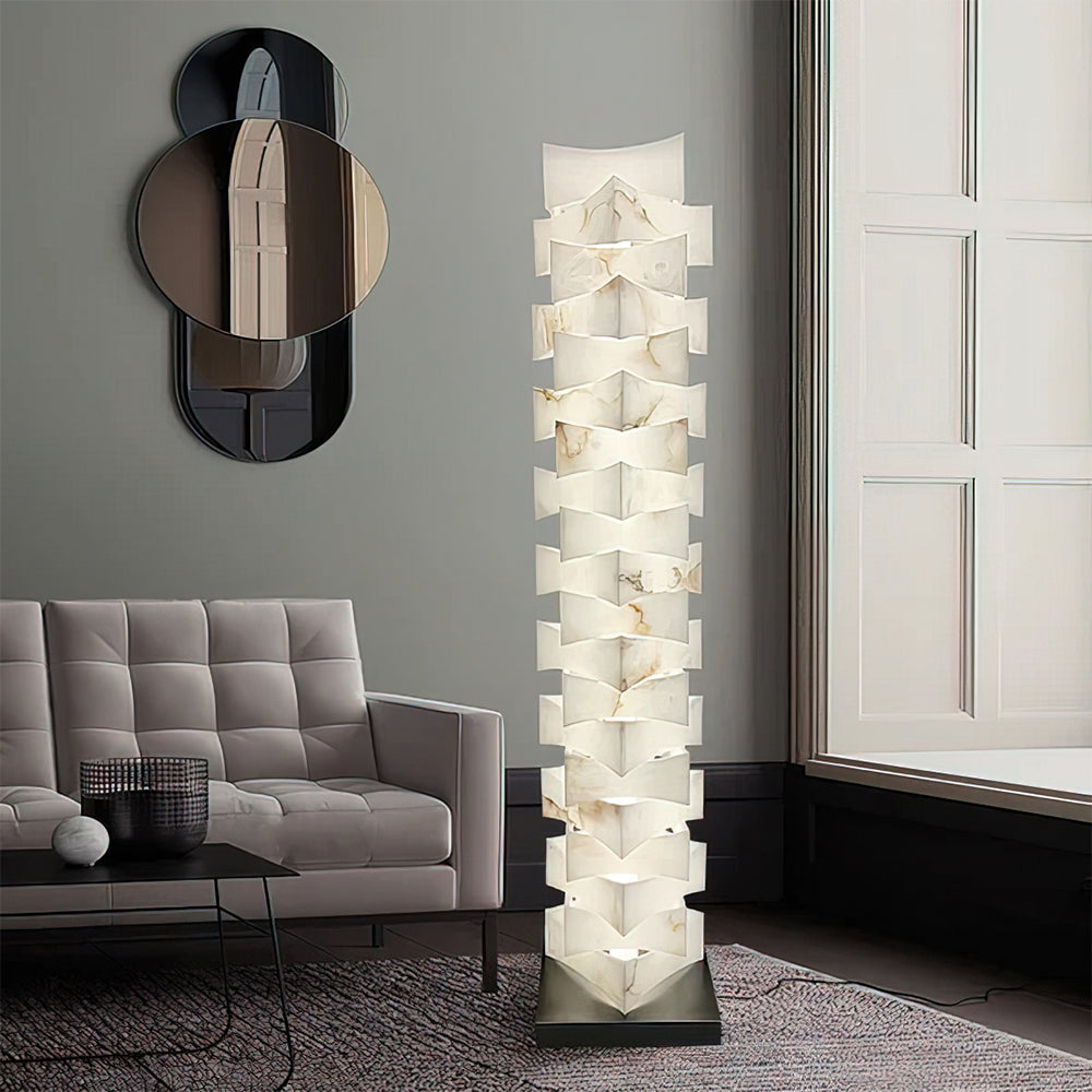 Unique AlabasterFloor Lamp DesignTransform Your Living Room