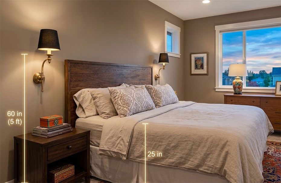 How High Should You Hang Your Bedroom Sconces? (Plus Our Favorite Picks!)