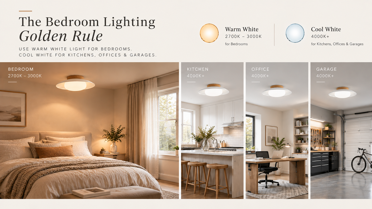 Warm White vs Cool White: Bedroom Rules to Pick the Perfect Glow