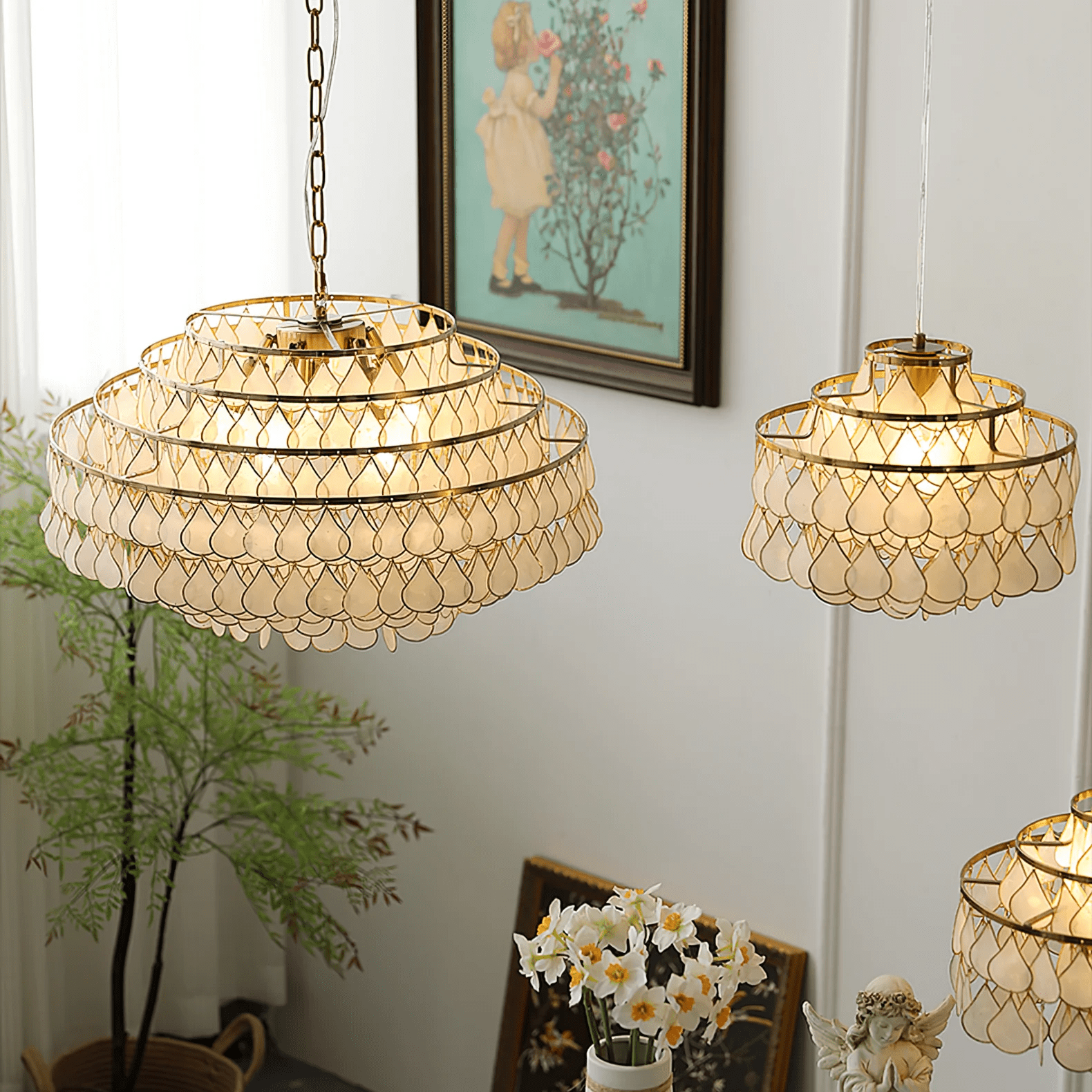 Abbington Shell Chandelier