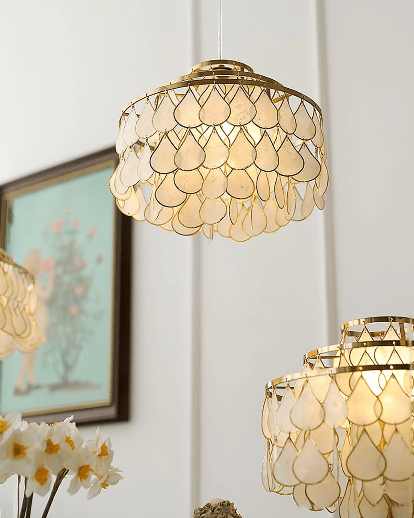 Abbington Shell Chandelier
