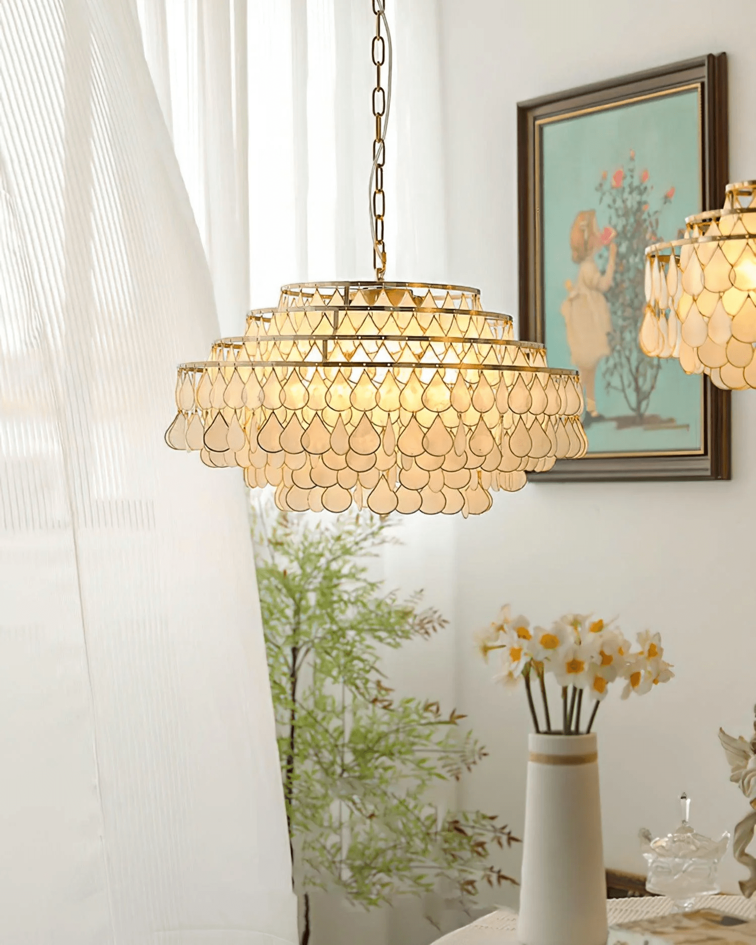 Abbington Shell Chandelier