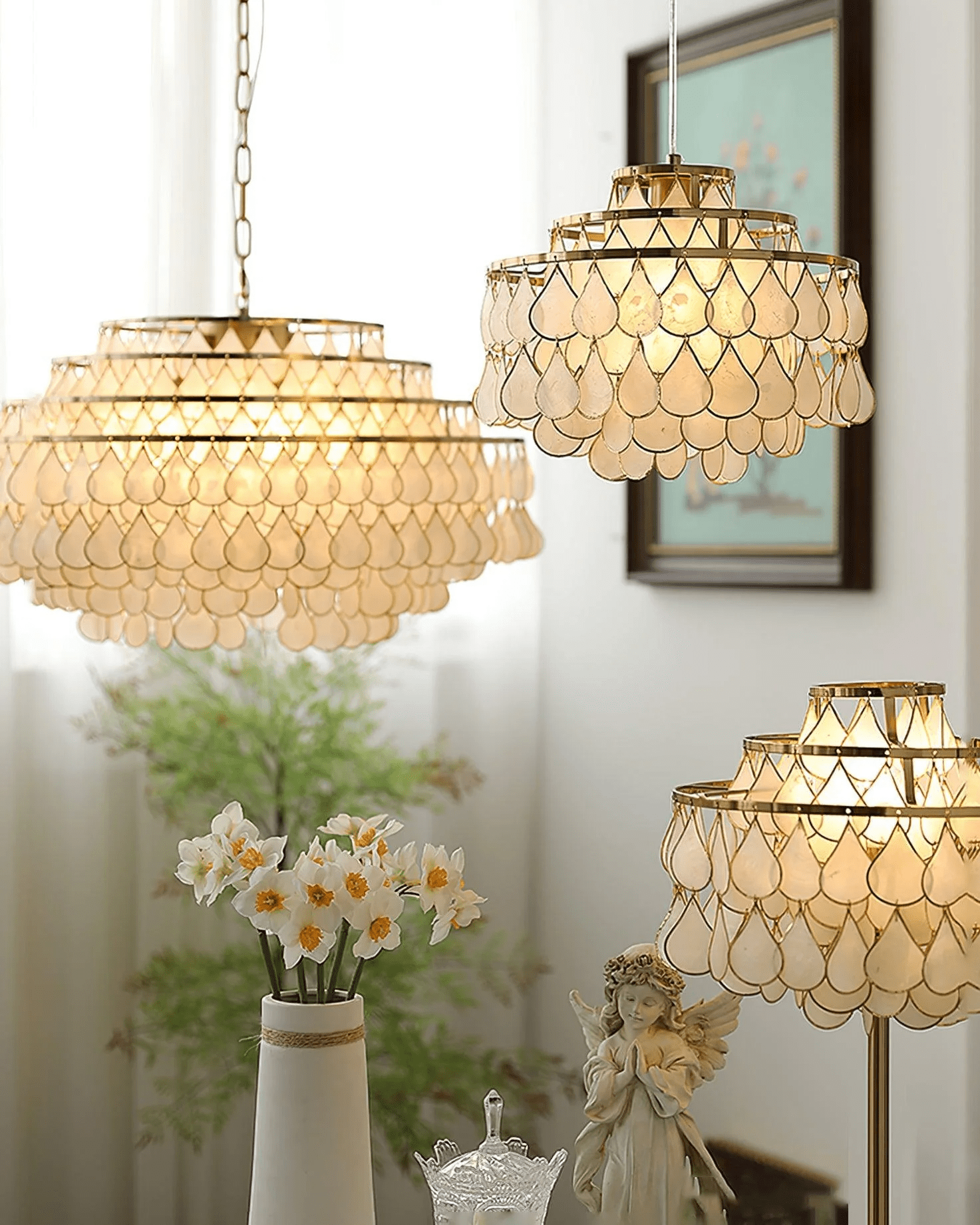 Abbington Shell Chandelier