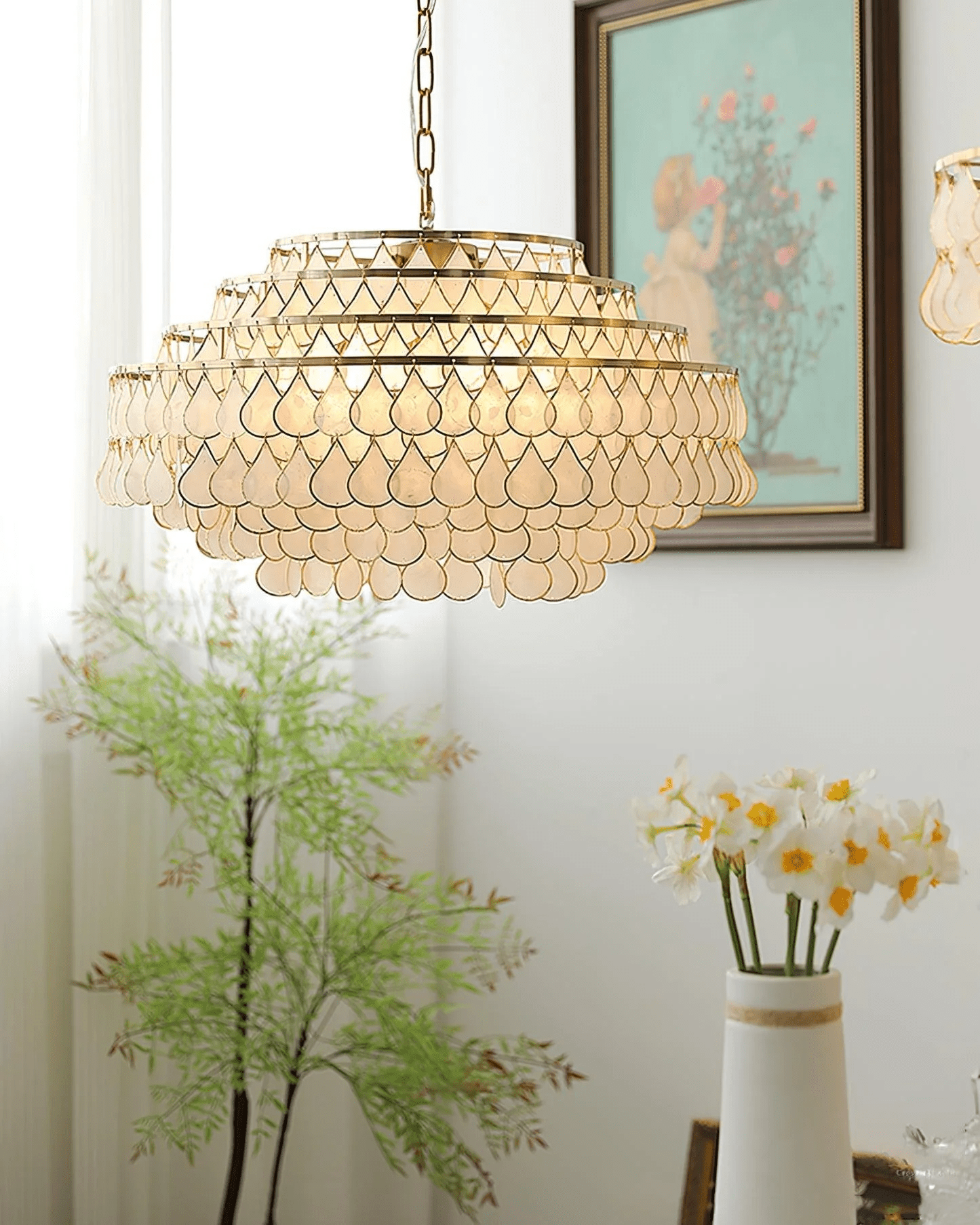 Abbington Shell Chandelier