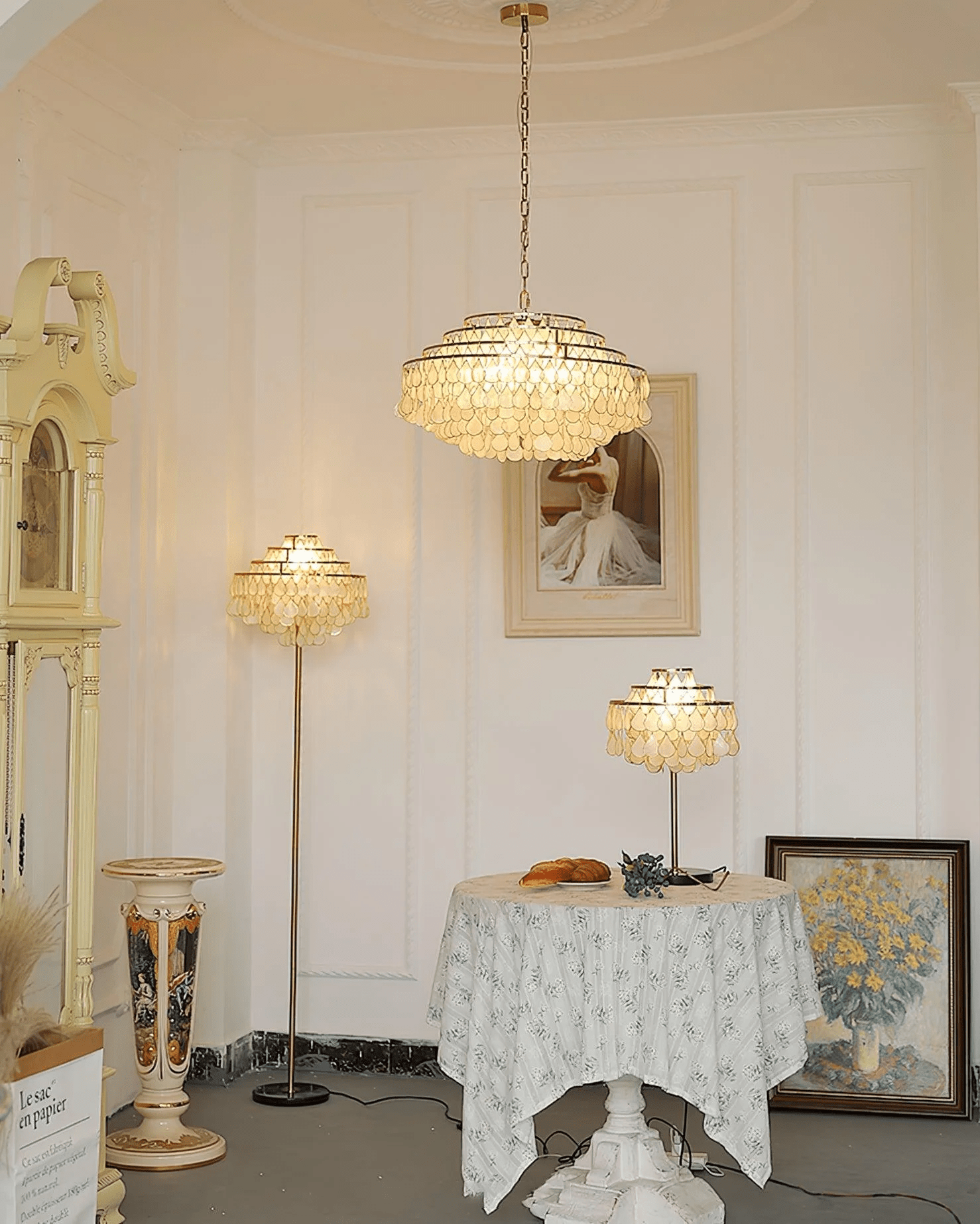 Abbington Shell Chandelier
