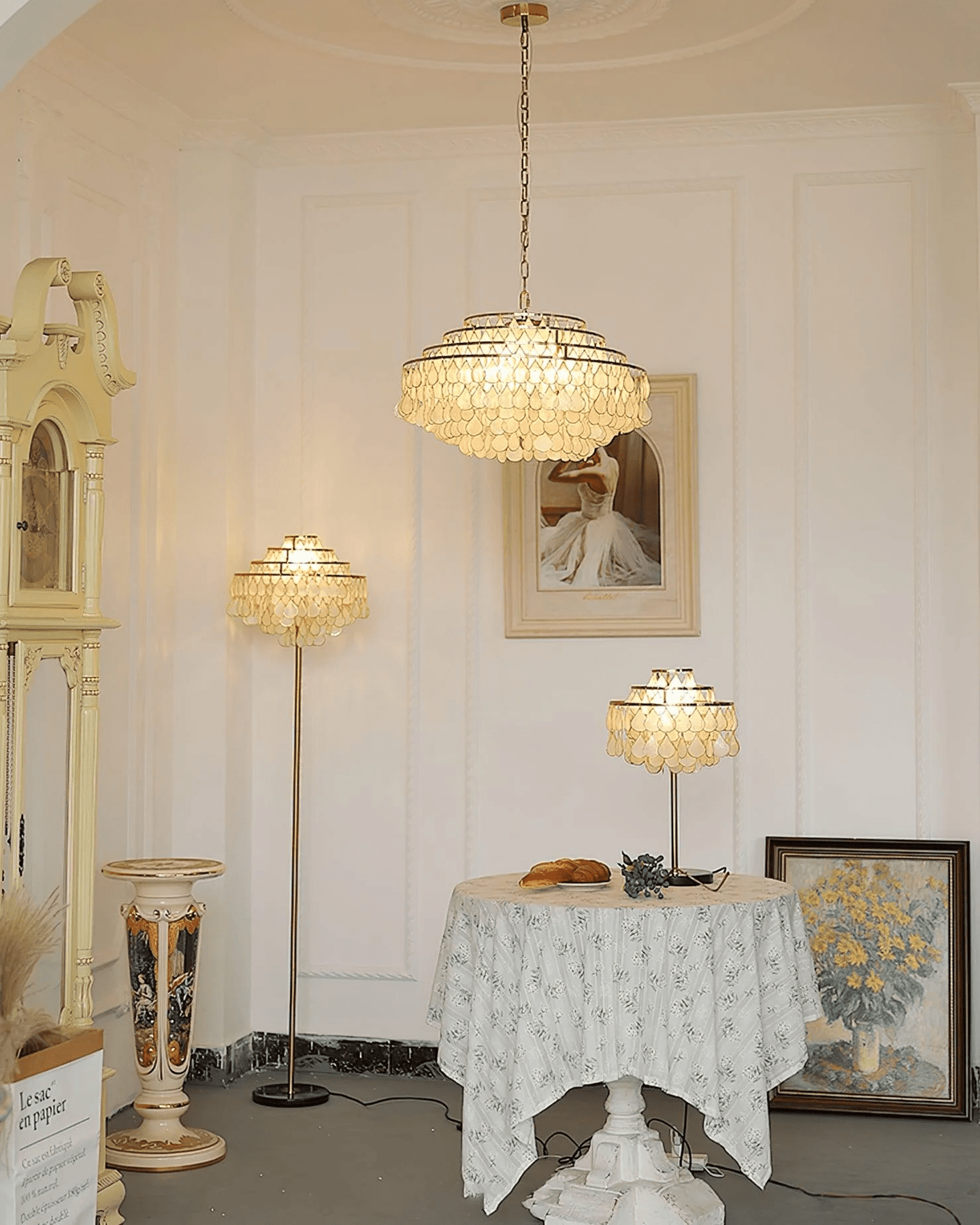 Abbington Shell Chandelier