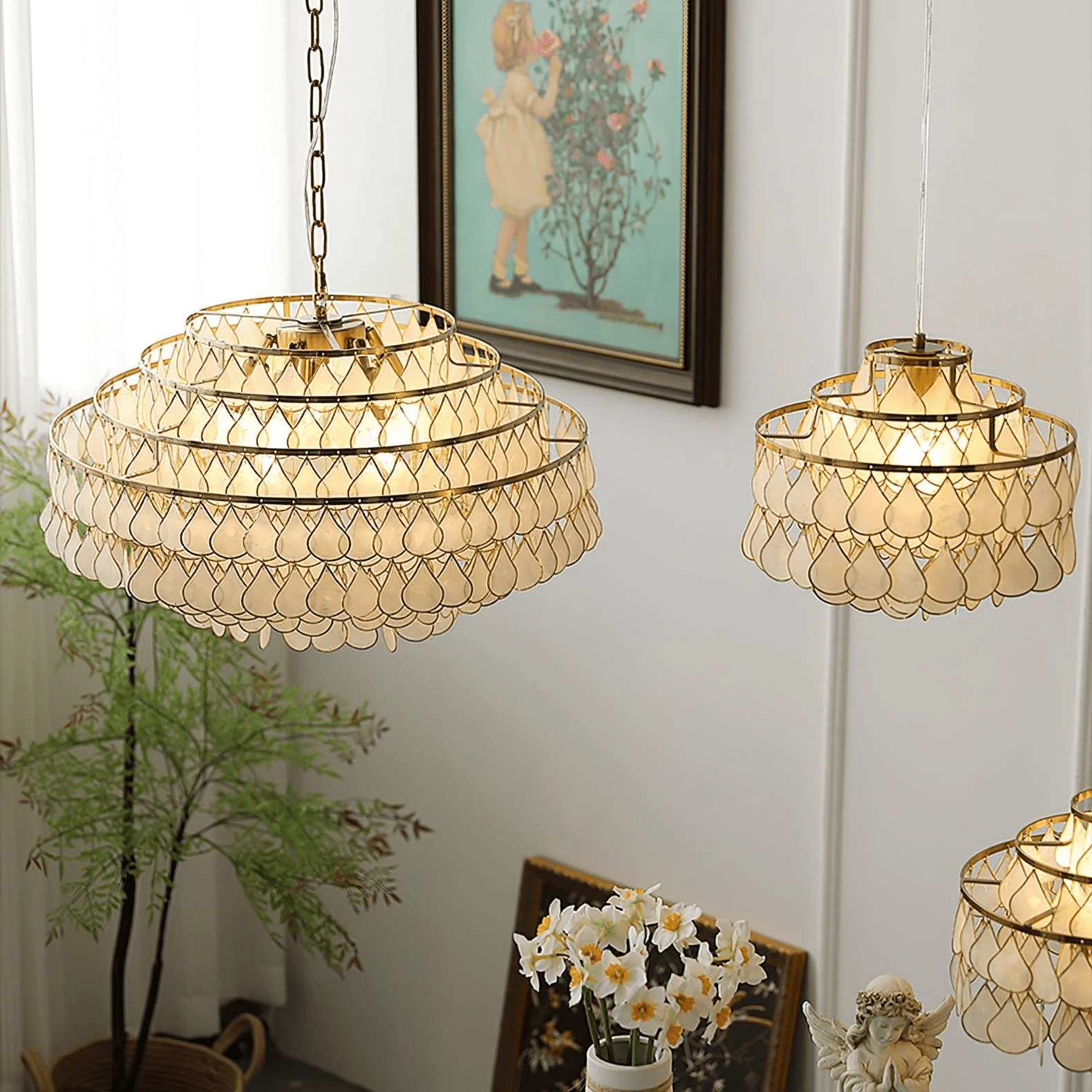 Abbington Shell Chandelier