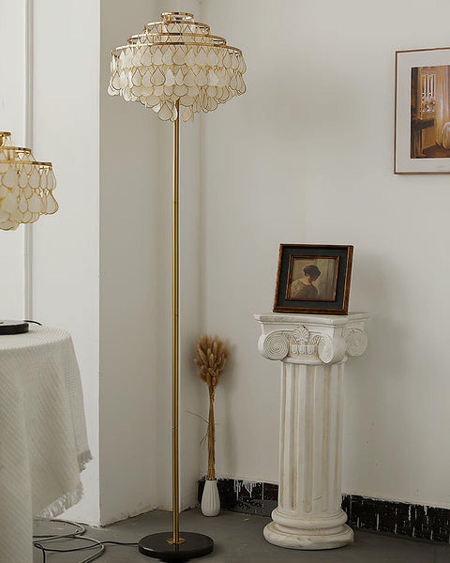 Abbington Shell Floor Lamp