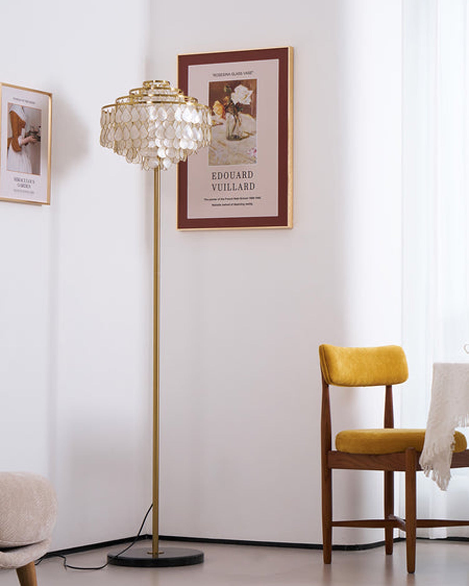 Abbington Shell Floor Lamp