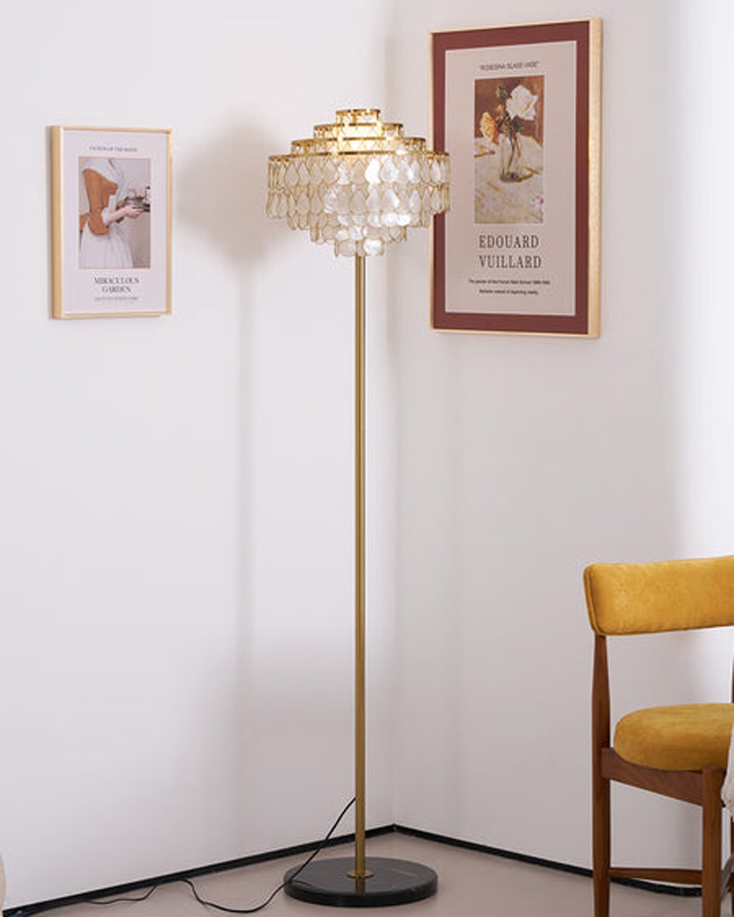 Abbington Shell Floor Lamp