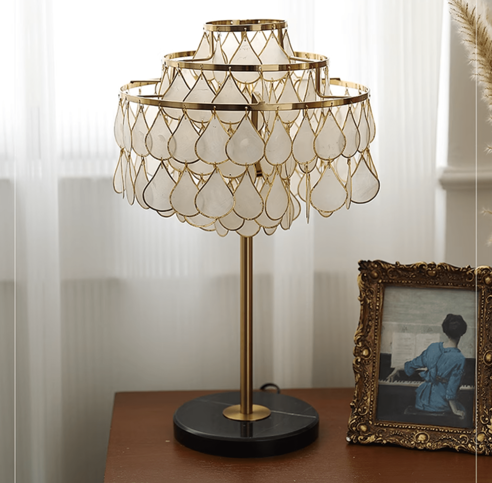 Abbington Shell Table lamp
