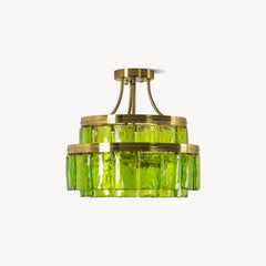Deckenleuchte Aria Green Glass