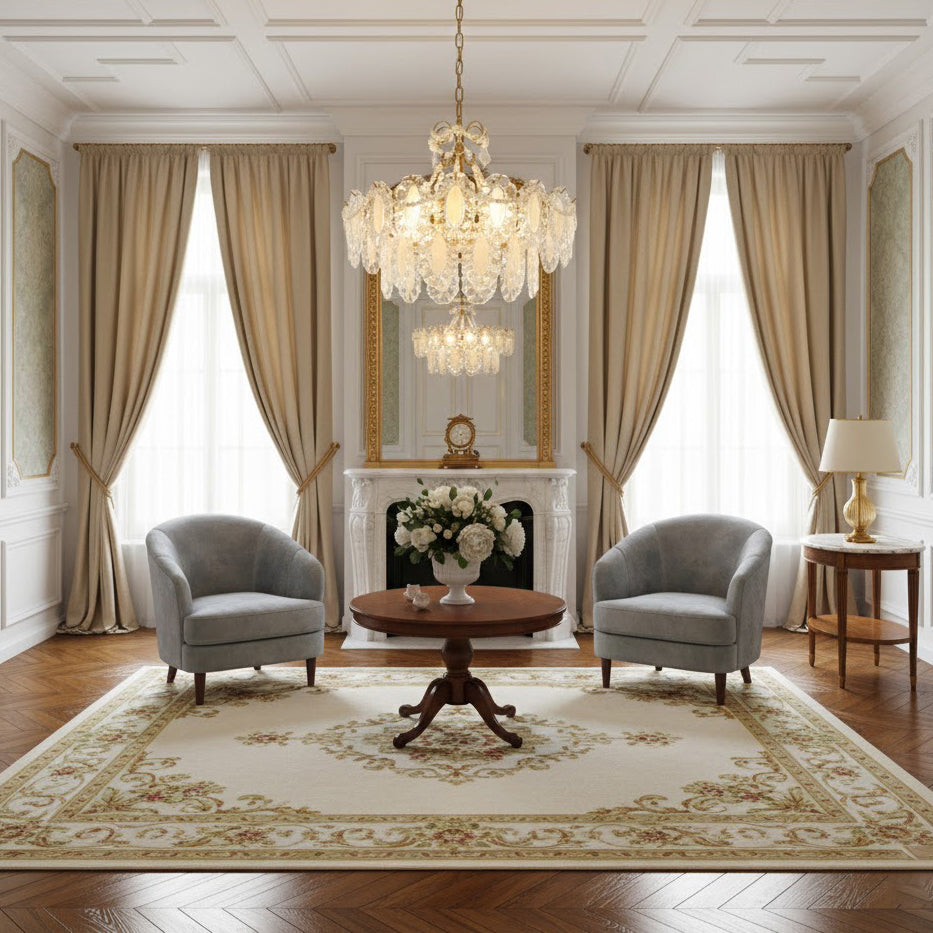 Aura Wave Pearl Chandelier