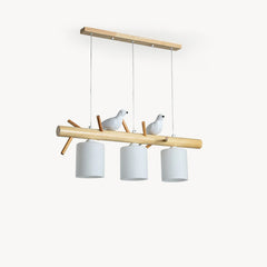 Suspension Birdy Wooden