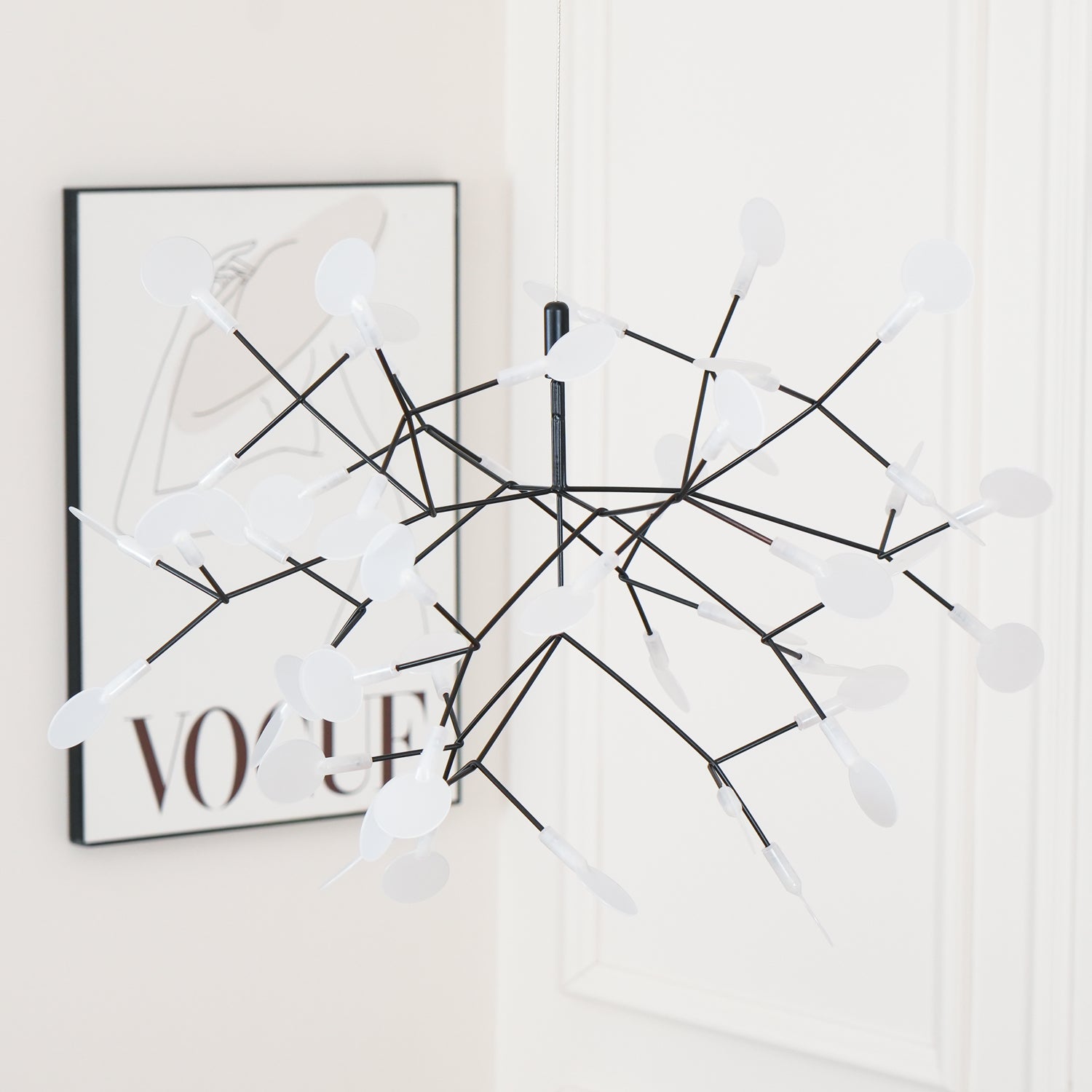 Candelabros negros Heracleum
