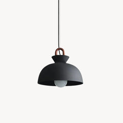 Schwarze moderne minimalistische Pendelleuchte