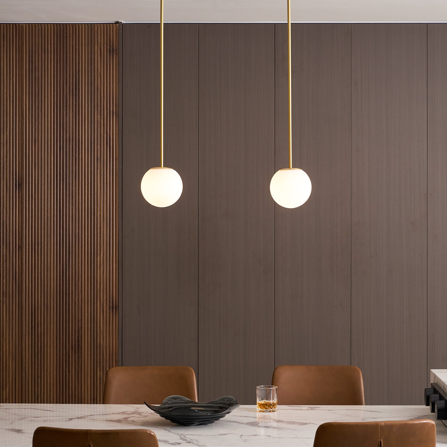 Brass Architectural Collection Pendants