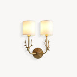 Applique a Muro Testa di Cervo in Ottone