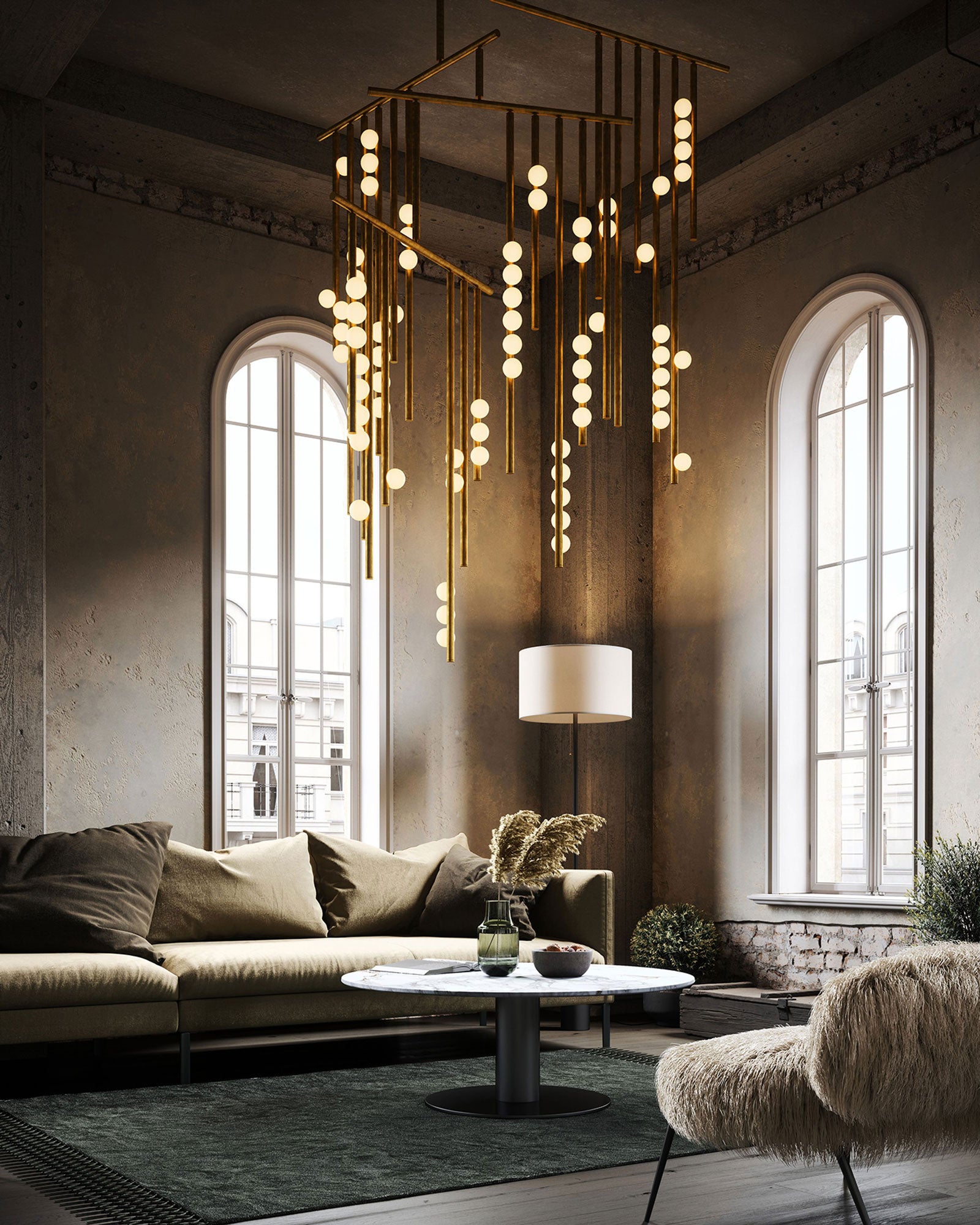 Cascade System Chandeliers