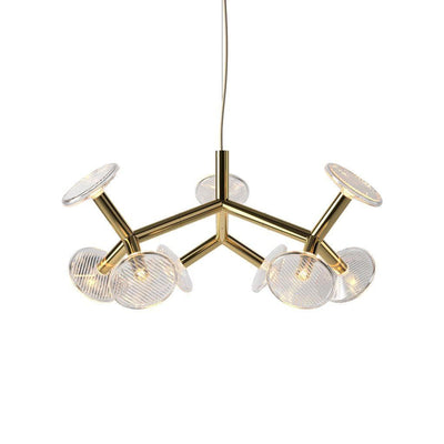 9 heads: Dia 60cm x H 35m / ∅ 23.6″ x H 13.8″
