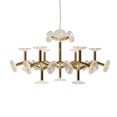 24 heads: Dia 88cm x H 50m / ∅ 34.6″ x H 19.7″