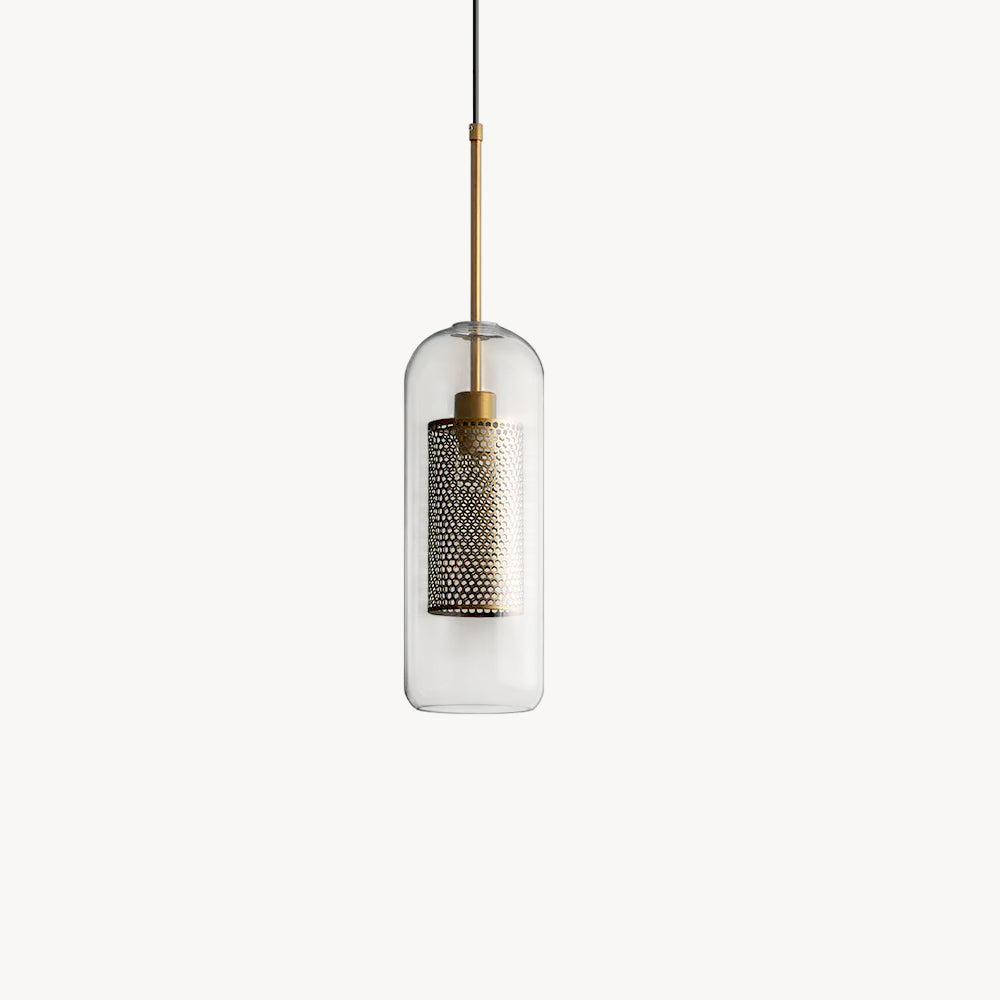 Lampe à suspension en verre Chiswick