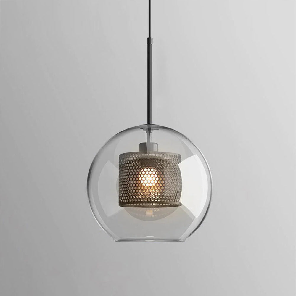 Lampe à suspension en verre Chiswick