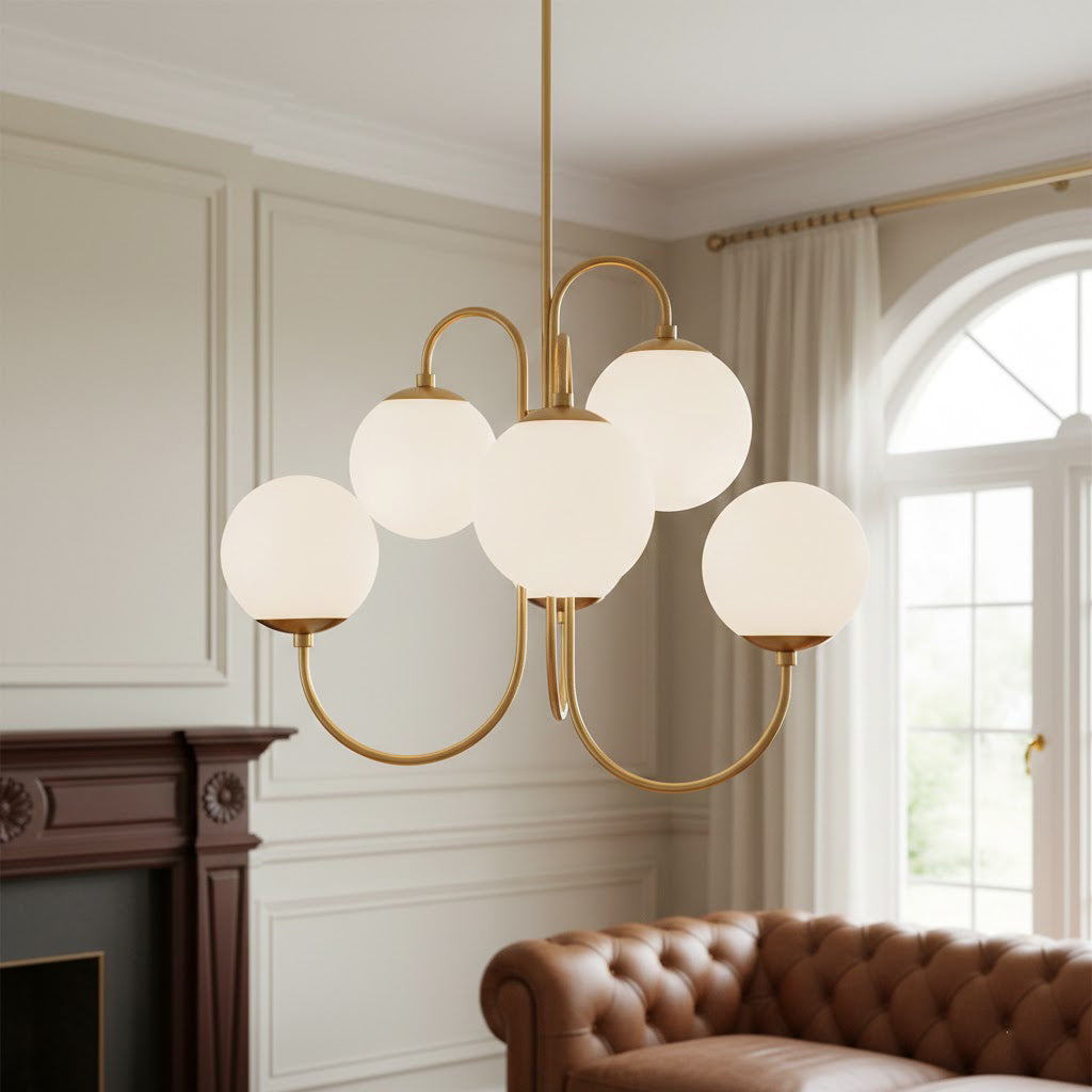 Gooseneck Chandelier