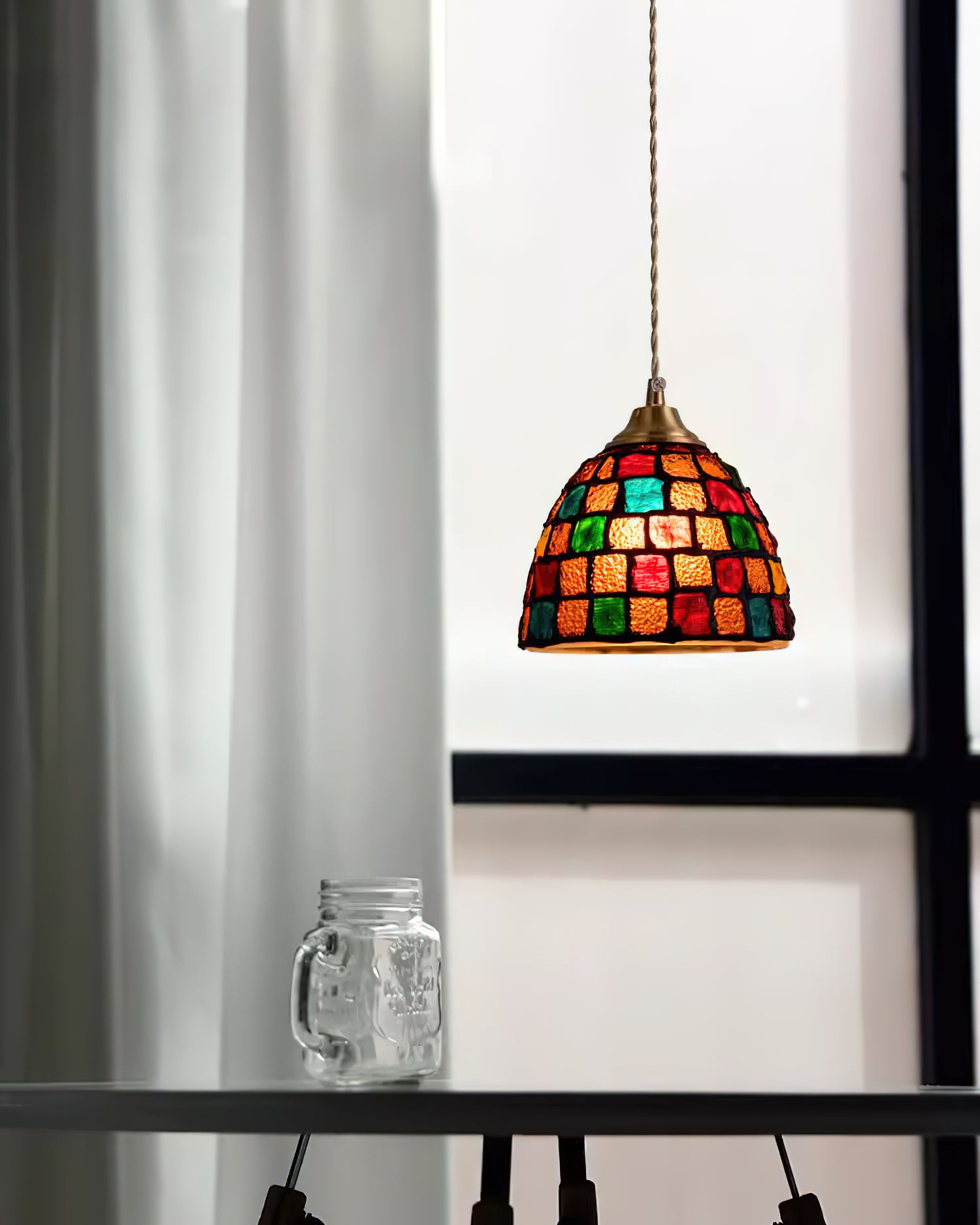Crown Tiffany Pendant Lamp