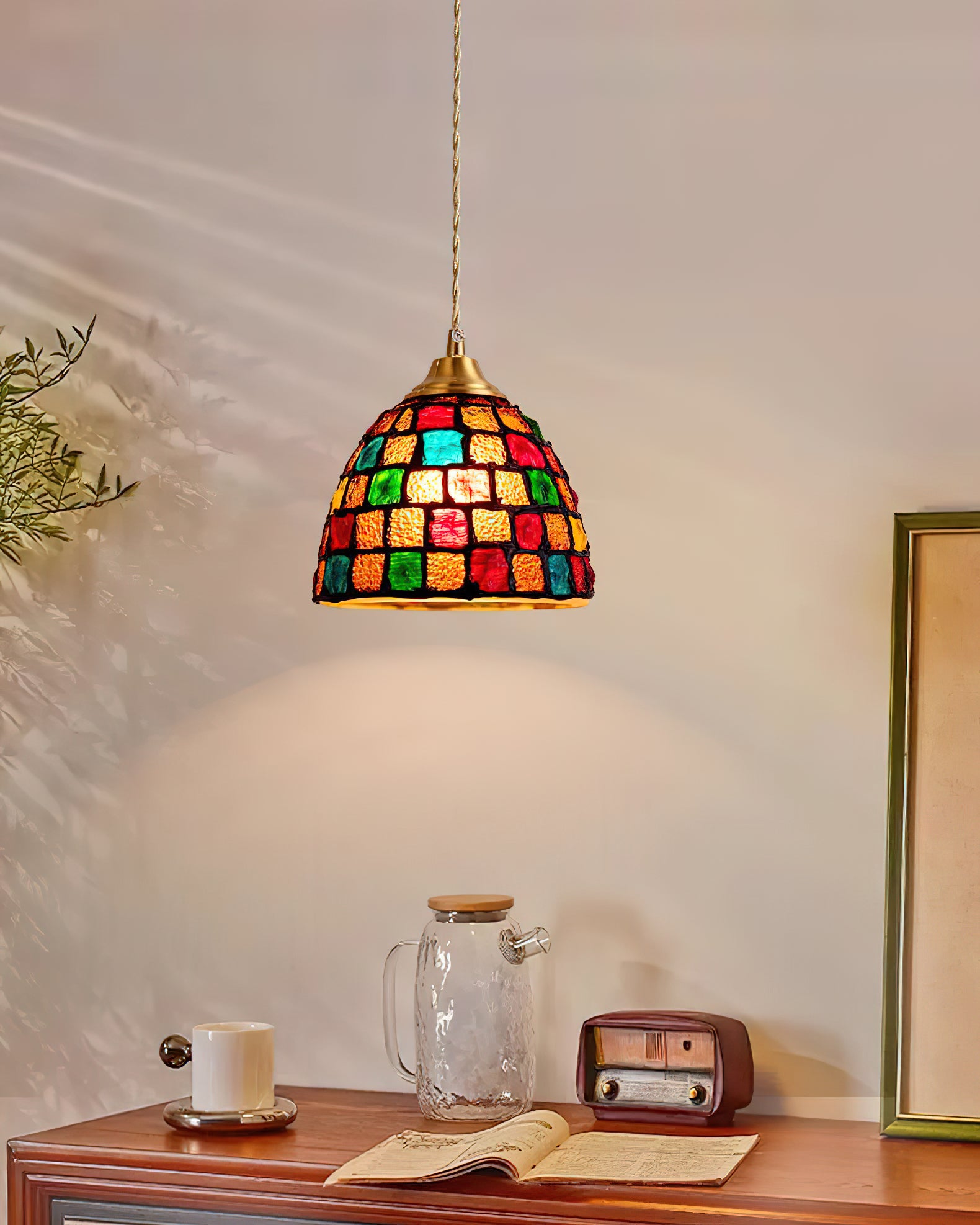 Crown Tiffany Pendant Lamp