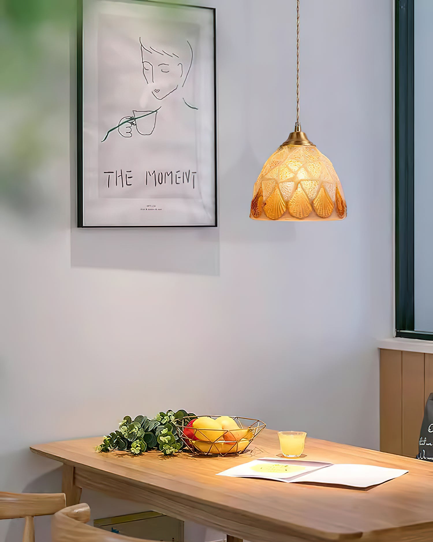 Crown Tiffany Pendant Lamp
