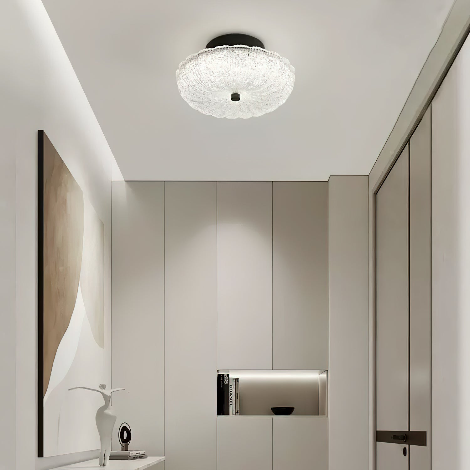 Crystal Halo Ceiling Light