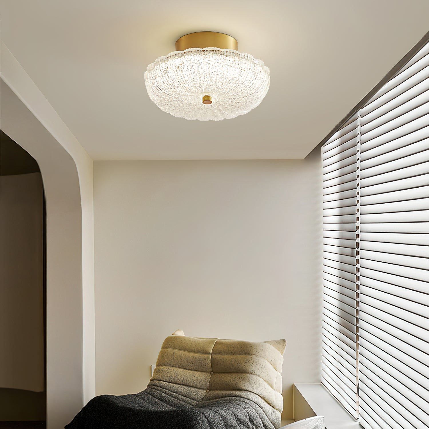 Crystal Halo Ceiling Light