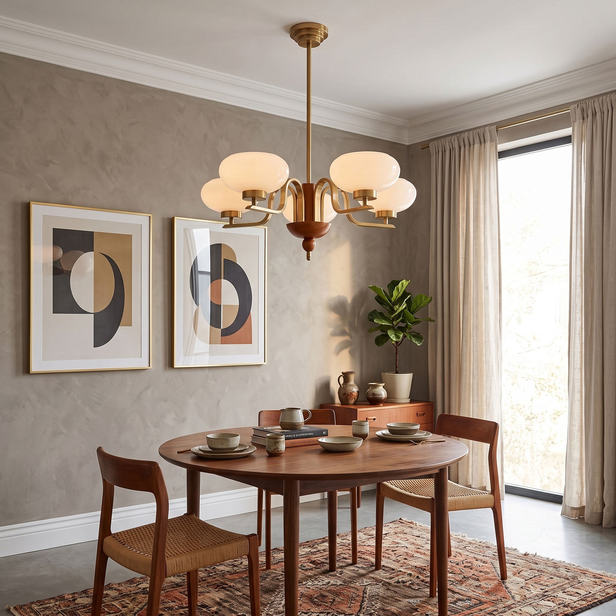 Daphne Mid-Century Chandelier