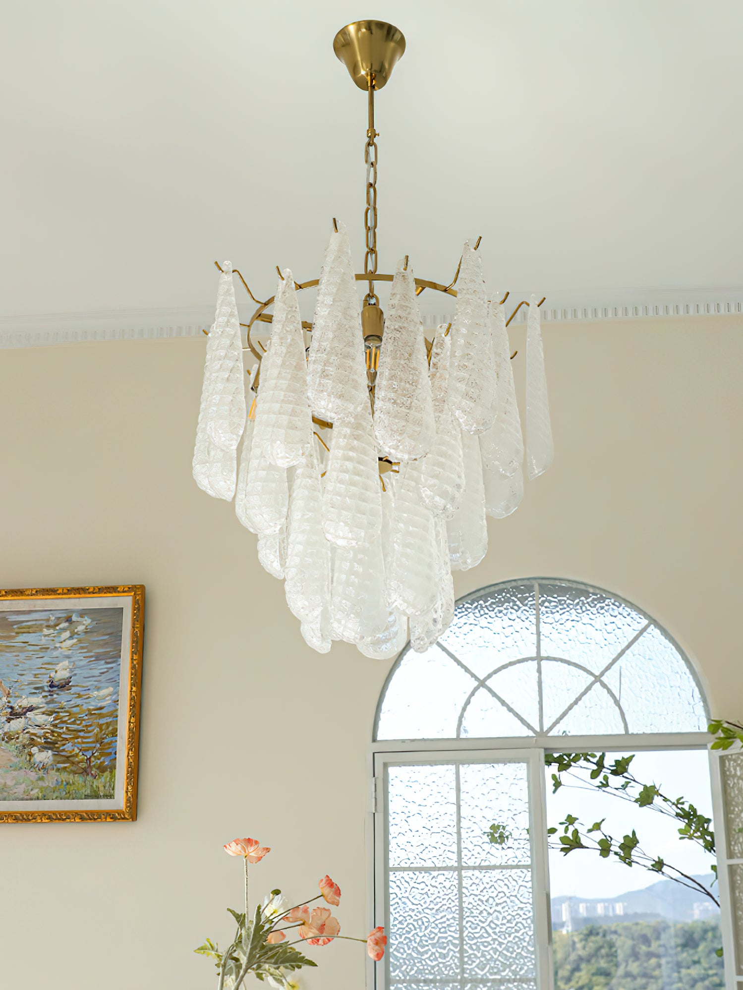Drifting Cloud Murano Chandelier