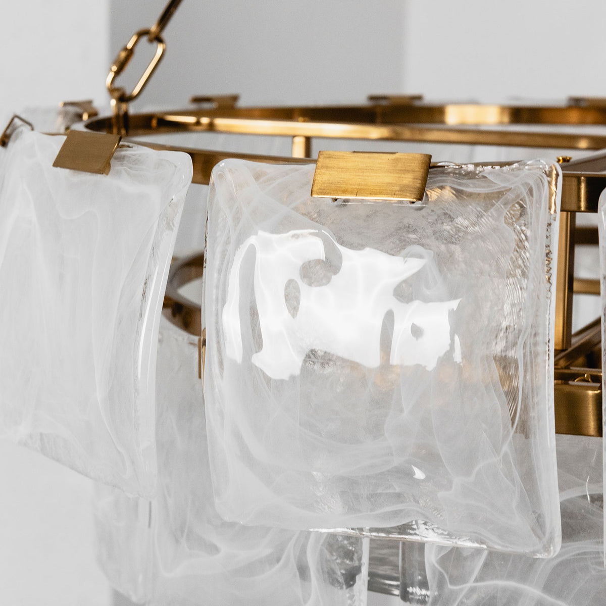 Eldon Textured Glass Chandelier – detail 26