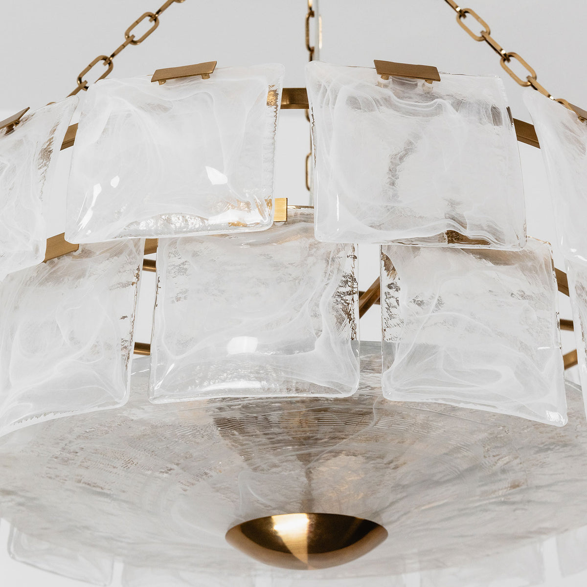 Eldon Textured Glass Chandelier – detail 32