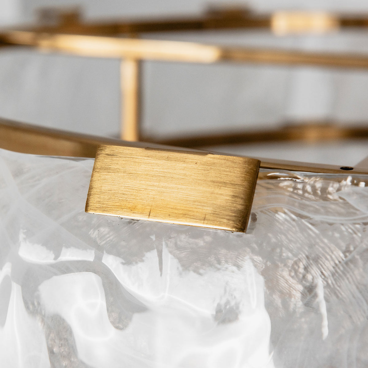 Eldon Textured Glass Chandelier – detail 29