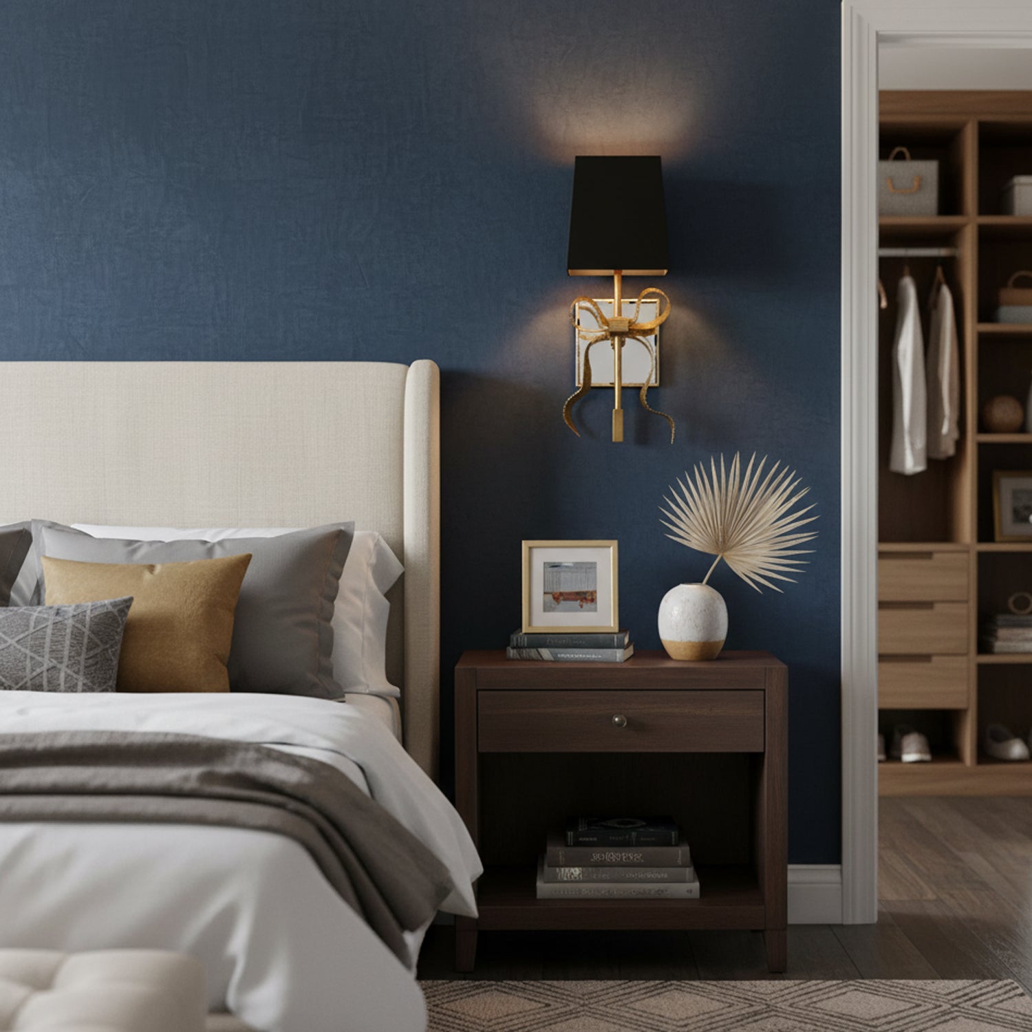 Ellery Gros-Grain Bow Sconce