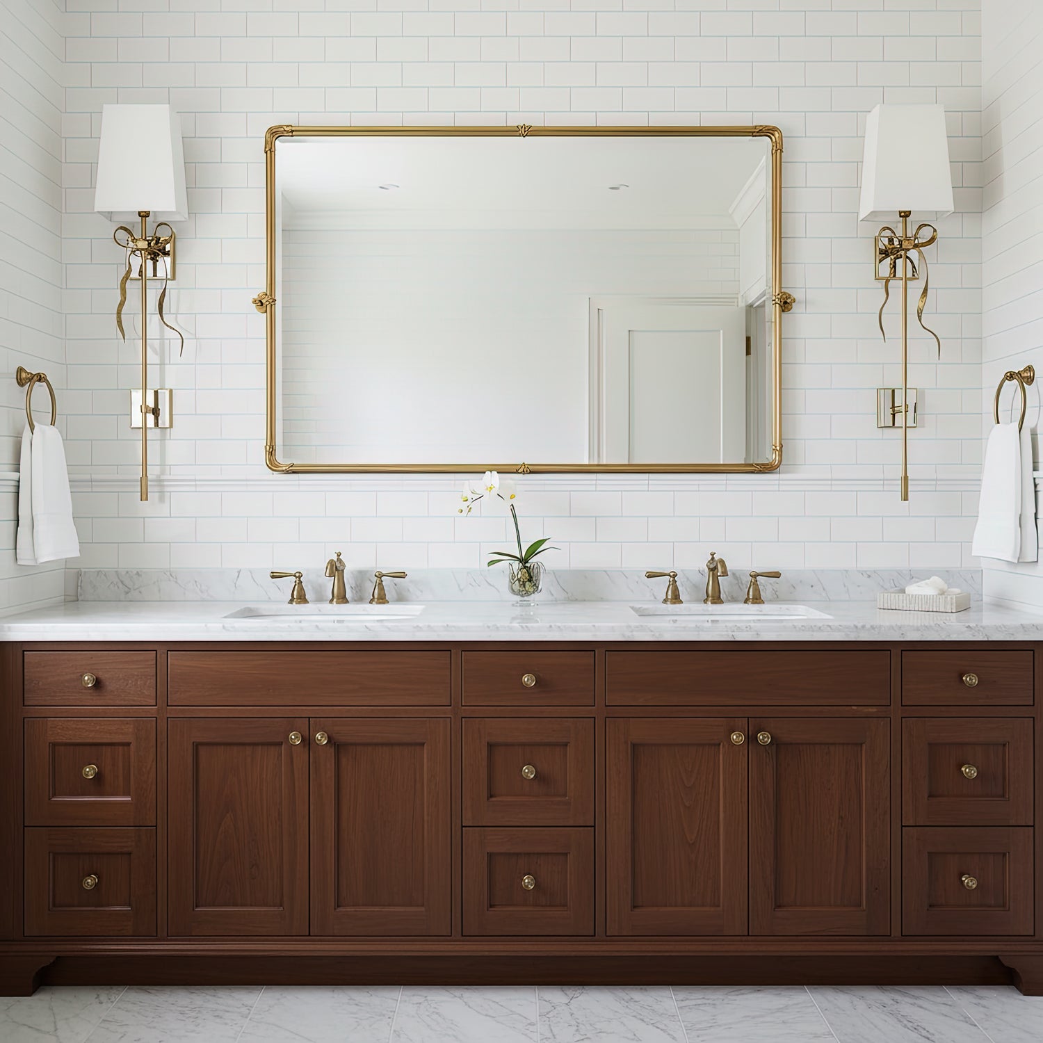 Ellery Gros-Grain Bow Sconce