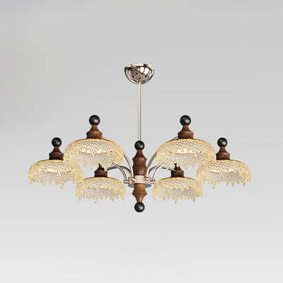 6 heads: Dia 80cm x H 54m / ∅ 31.5″ x H 21.3″