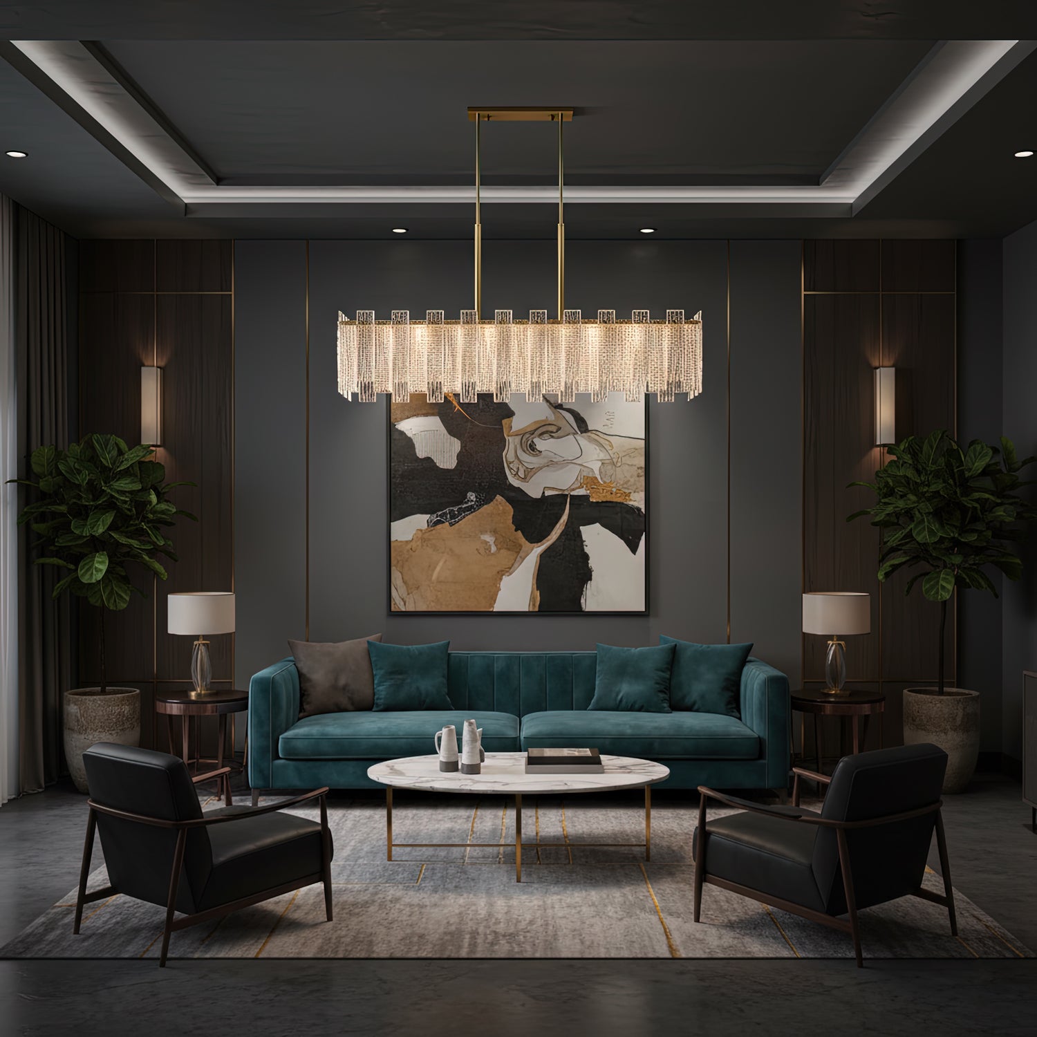 Engaveric Chandelier