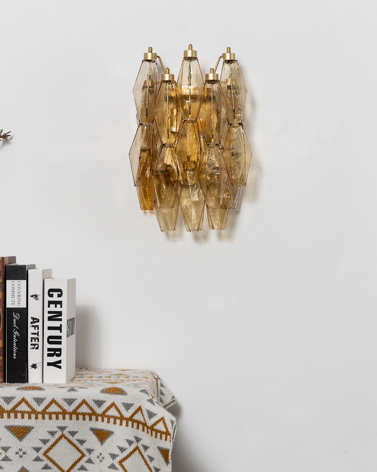 Facetia Tiered Glass Wall Sconce