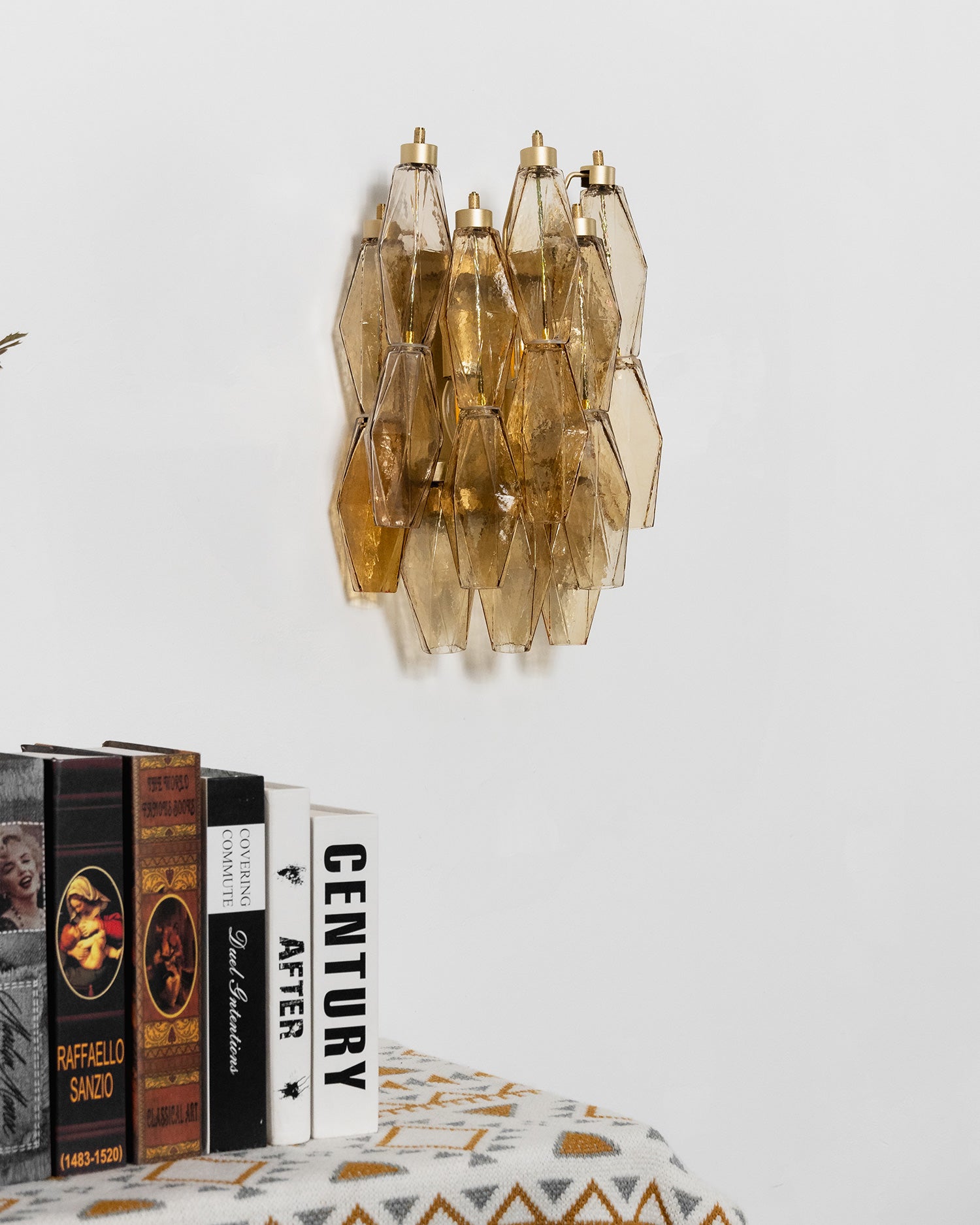 Facetia Tiered Glass Wall Sconce