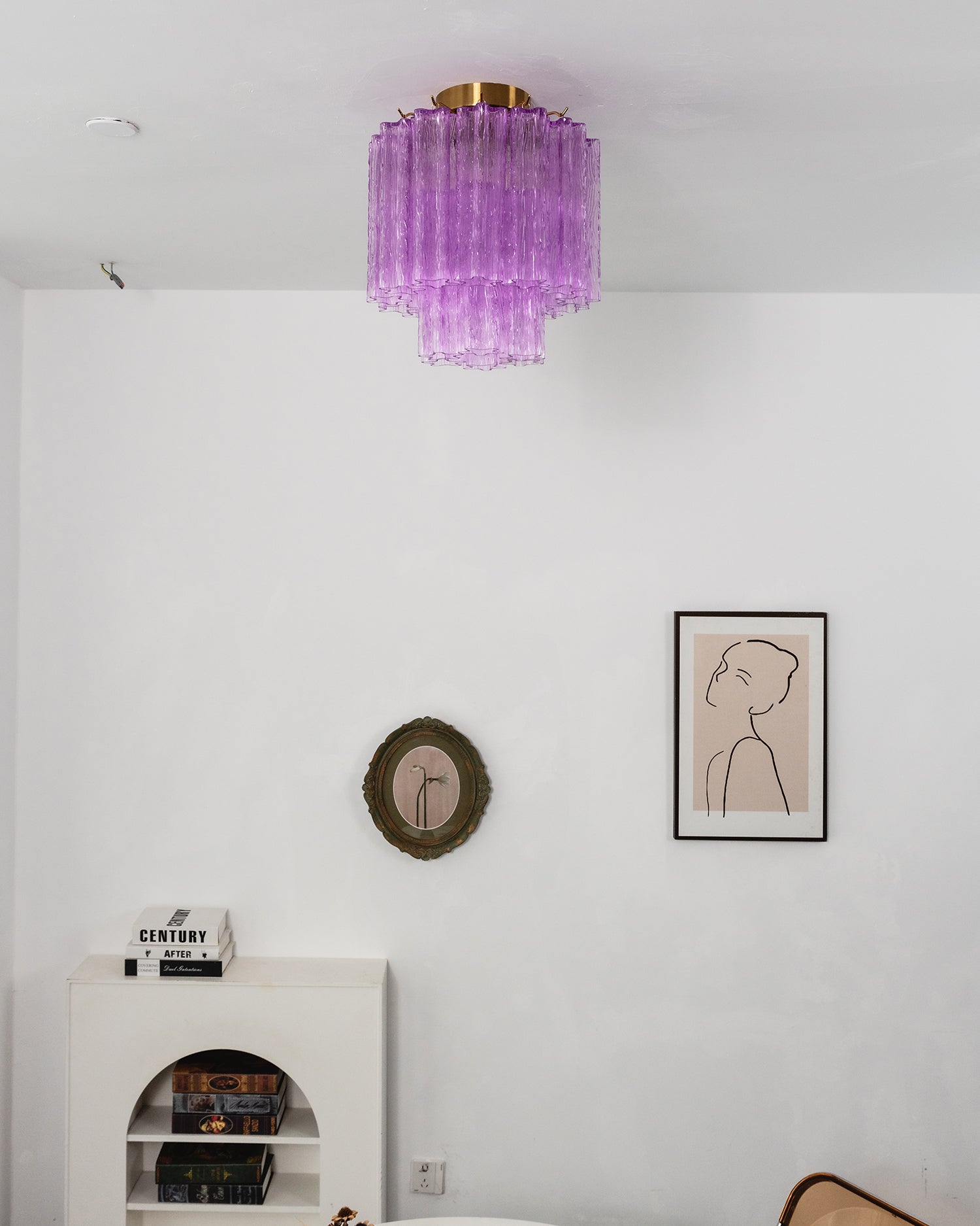 Fiora Pink Ceiling Lamp