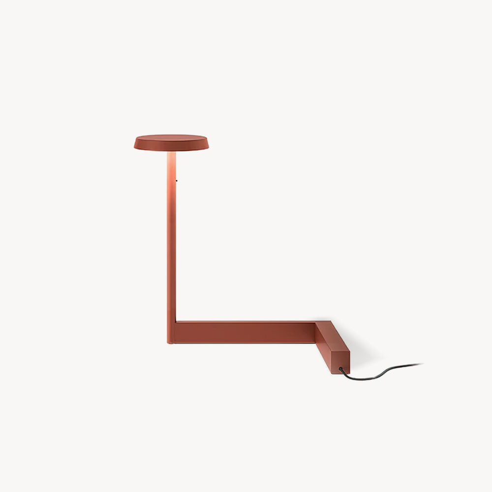 Lámpara de mesa plana