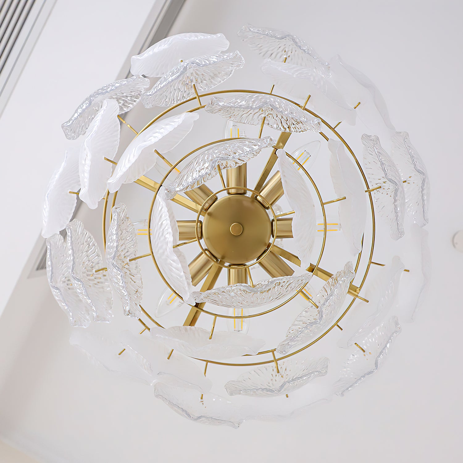 Flower Disc Chandelier