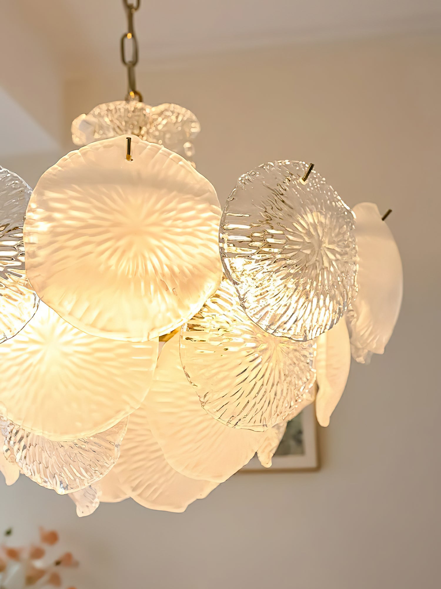 Flower Disc Chandelier