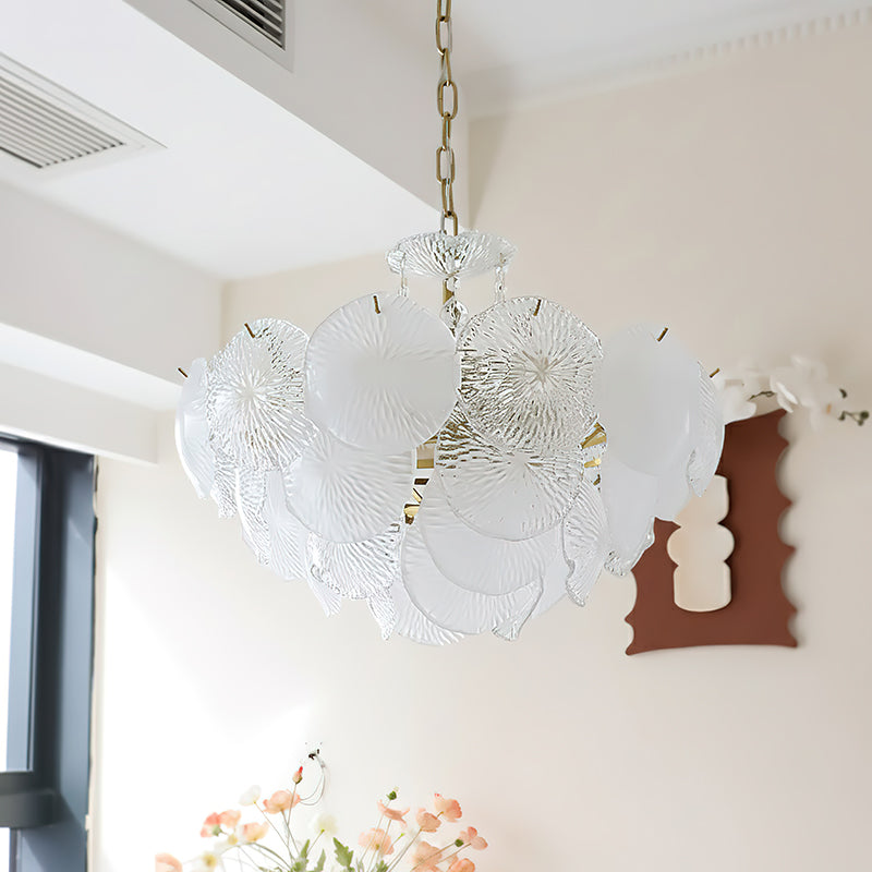 Flower Disc Chandelier