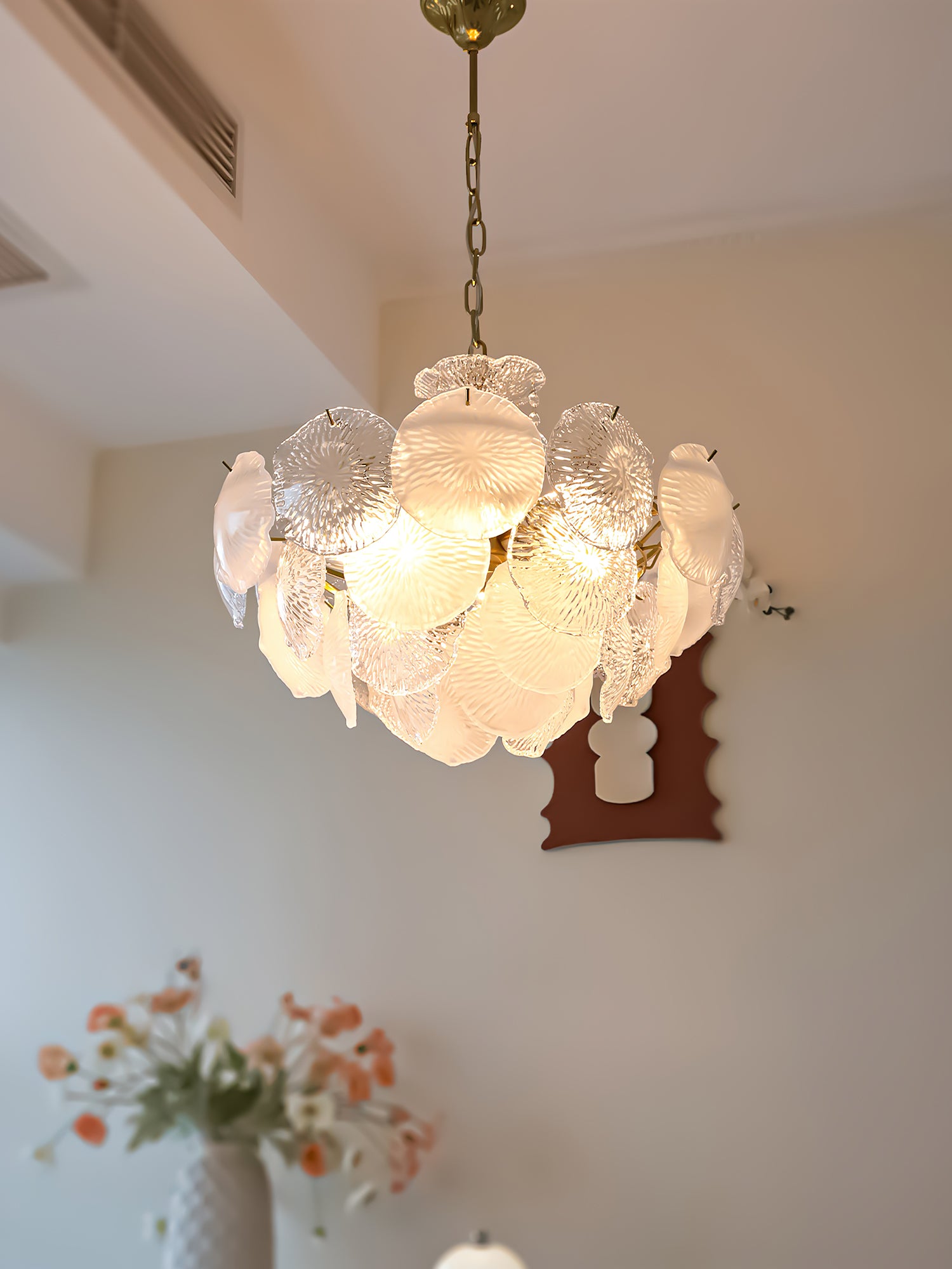 Flower Disc Chandelier